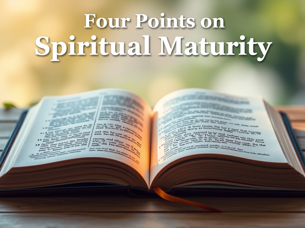 Four Points on Spiritual Maturity